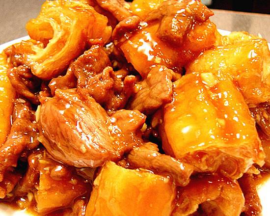 Beef w/ Fried Dough Stick (油条牛肉)